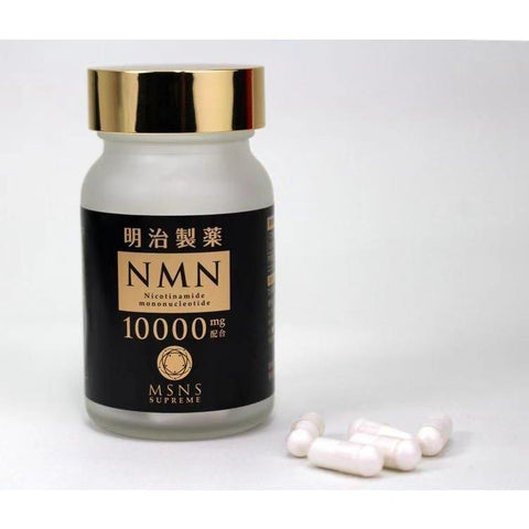 Meiji Nmn 10000mg MSNS Supreme 60 Capsules - Japanese Vitamin, Mineral And Health Supplements