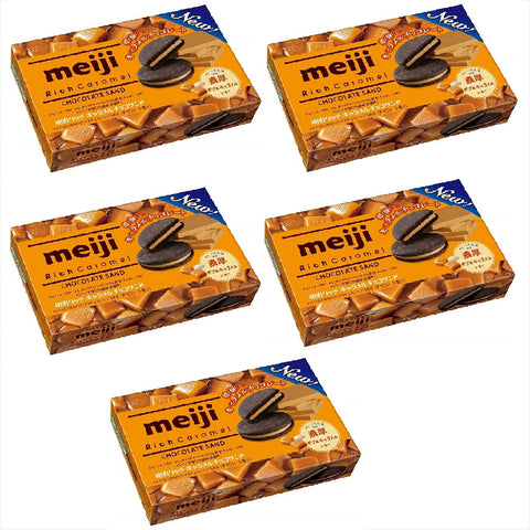 Meiji Caramel Chocolate Sand 6 Pack - Japanese Chocolate Boxes