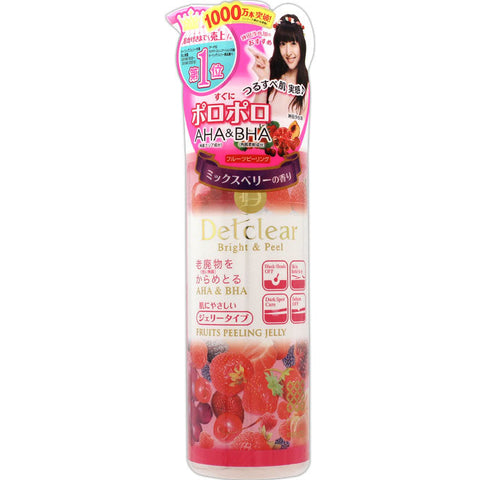 Meishoku Det Clear Bright & Peel Peeling Jelly Mixed Berry 180ml - Japan Berry Peeling Gel