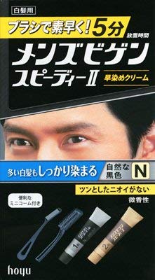 Bigen Speedy Ii Natural Black Hair Dye For Men -  Made In Japan