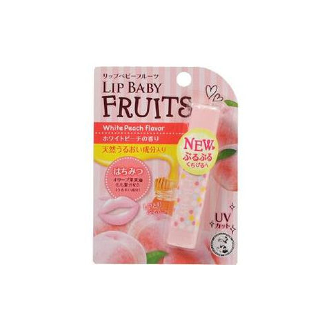 Mentholatum Lip Baby Fruits 4.5g White Peach