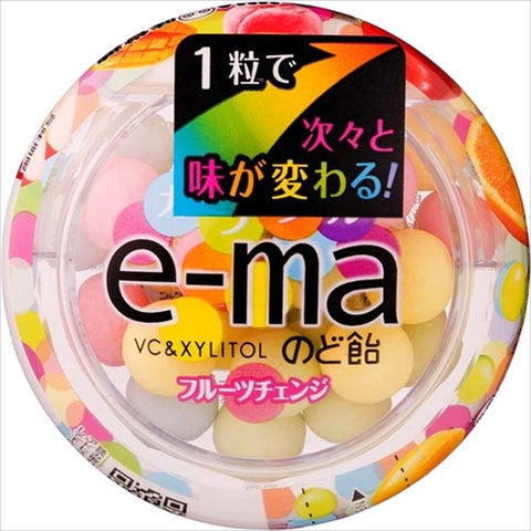 Uha Miguto E-Ma Throat Candy 33G 6 Bags Japan Fruit Variety