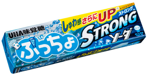 Uha Miguto Puccho Stick Strong Soda 10 Grains Japan 10 Pieces