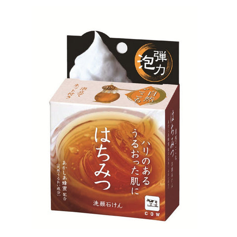 Kyoshinsha Nature Gokochi Honey Facial Soap 80g - Japanese Honey Facial Wash