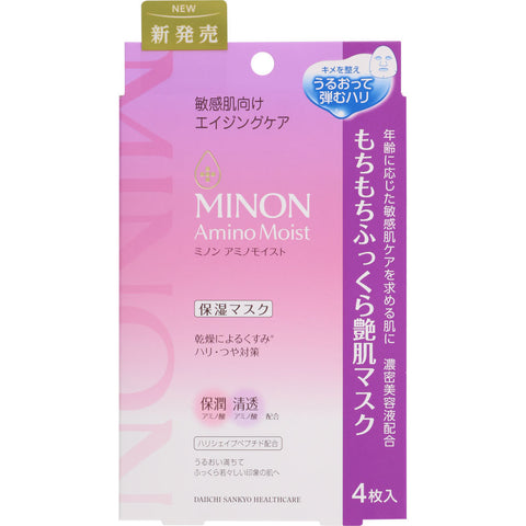 Minon Amino Moist Anti-Aging Facial Mask 4 Sheets