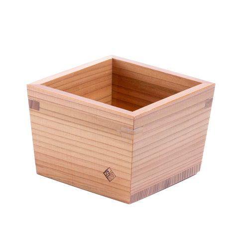 Miranda Style Omoeraku Handcrafted Japanese Cedar Masu Box Sake Cup Small