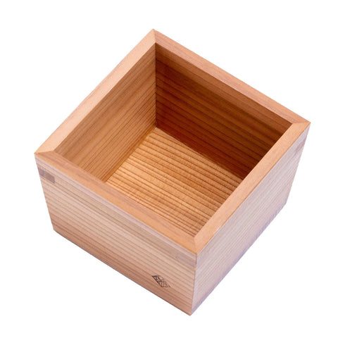 Miranda Style Omoeraku Handcrafted Japanese Cedar Masu Box Sake Cup Small