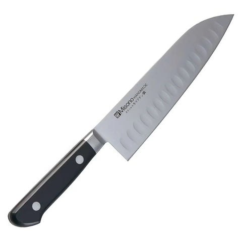 Misono Molybdenum Santoku Knife (Hollow Edge) 180Mm No.584