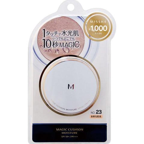 Misaha M Cushion Foundation Moisture SPF50+ PA+++ No.23 15g - Japanese Makeup Base