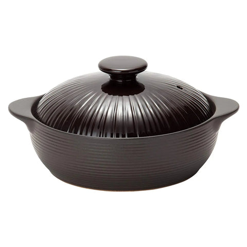 Miyawo Thermatech Ceramic Induction Western-Style Donabe Casserole 9-Go - Chocolate