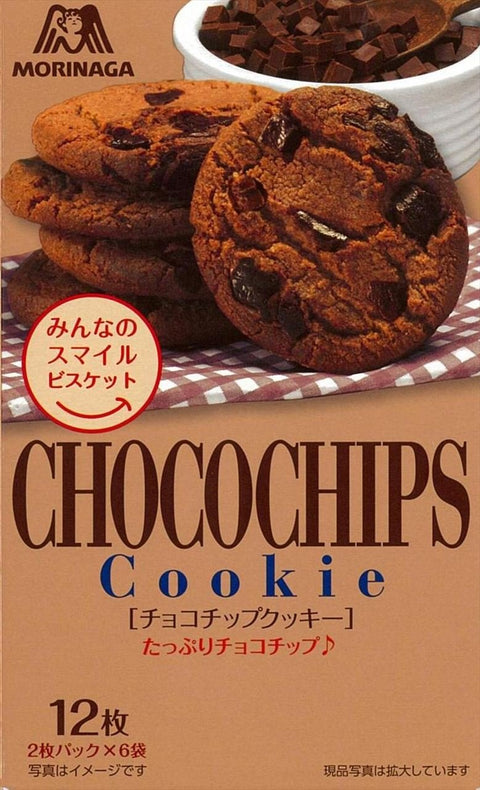 Morinaga Confectionery Chocolate Chip Cookie 12Pcs Japan