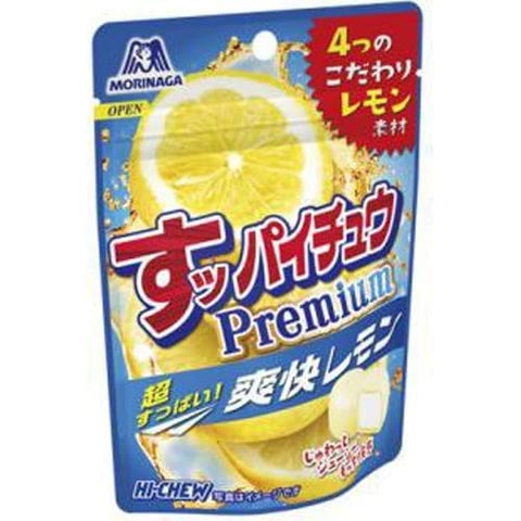 Morinaga Confectionery Suppaichu Premium Exhilarating Lemon 32G X 10 Pieces Japan