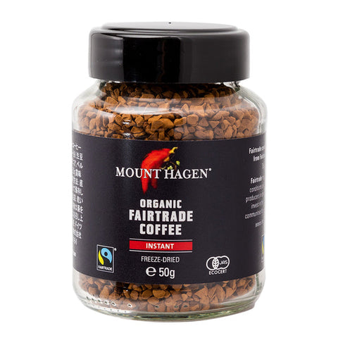 Mount Hagen Arabica Cafe Instant 50g - Freeze-Dried Instant Coffee - Arabica Coffee