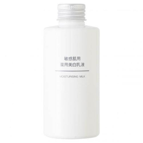 Muji Moisturizing Milk Whitening Lotion For Sensitive Skin 150ml - Japanese Whitening Lotion