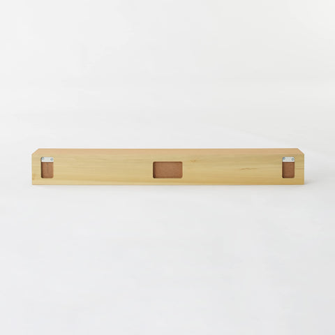 Mujirushi Ryohin Wall Mounted Shelf Oak Wood 88X12X10Cm - Made In Japan