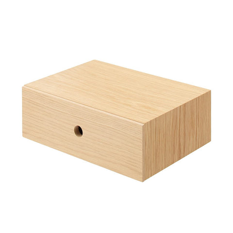 Mujirushi Ryohin Wooden Small Storage 1 Tier Japan 25.2X17X8.4Cm 82603316