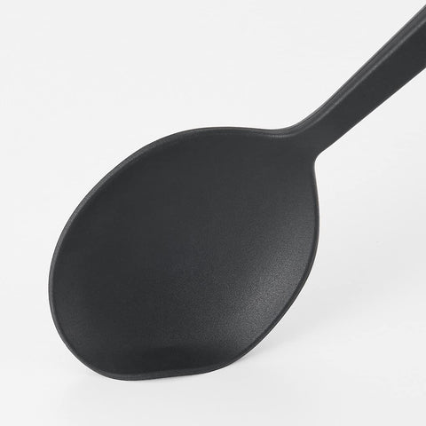 Mujirushi Ryohin 26Cm Silicone Cooking Spoon Black - Made In Japan