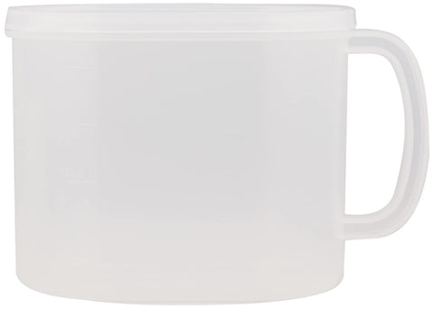 Nagao 1230Ml High Pack Storage Container S-80 Made In Japan With Oval Handle