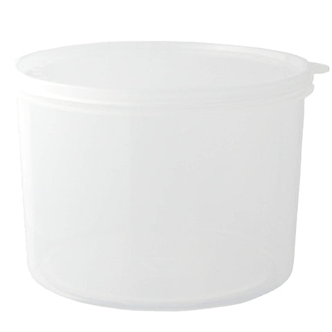 Nagao Round Polypropylene Storage Container Set Made In Japan - 490Ml 900Ml 1700Ml