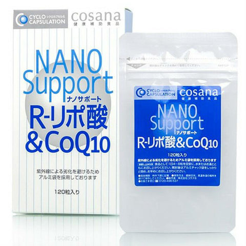 Cosana Nano Support R- Lipoic Acid & Coq10 120 Tablets - Japanese Vitamins And Health Supplements