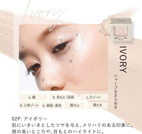 Naturaglacé Touch-On Colors Pearl Eye Ivory 2g - Perfect Japanese Eye Color