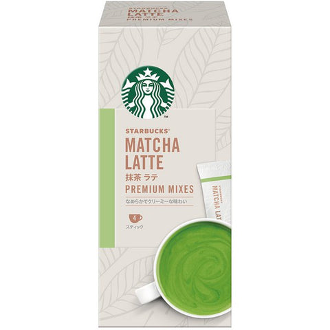 Nestle Japan Starbucks Premium Mixes Matcha Latte 4 Sticks - Starbucks Matcha Latte