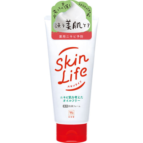 Cow Skin Life Medicated Acne Care Face Wash Foam 130g - Anti-Acne Cleansing Foam