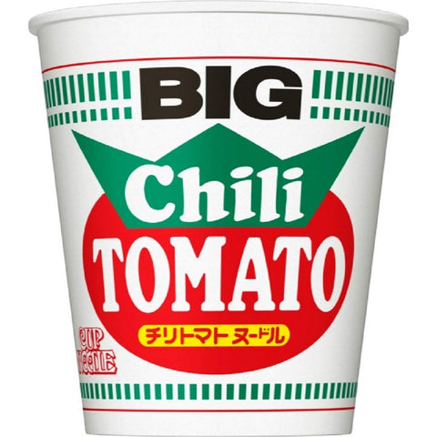 Cup Noodles Chili Tomato Big 107G 12Pcs - Japanese Nissin Food