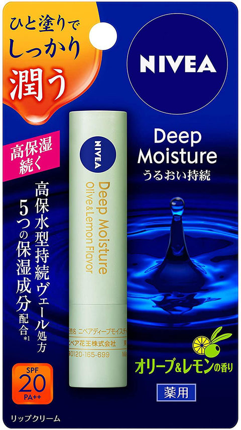 Nivea Deep Moisture lip olive & lemon