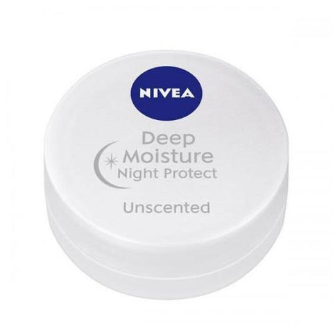 NIVEA Deep Moisture Night Protect Unscented