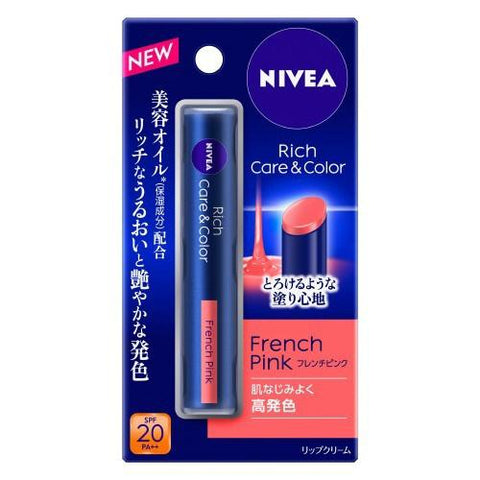 Nivea Rich Care & Color Lip - French Pink