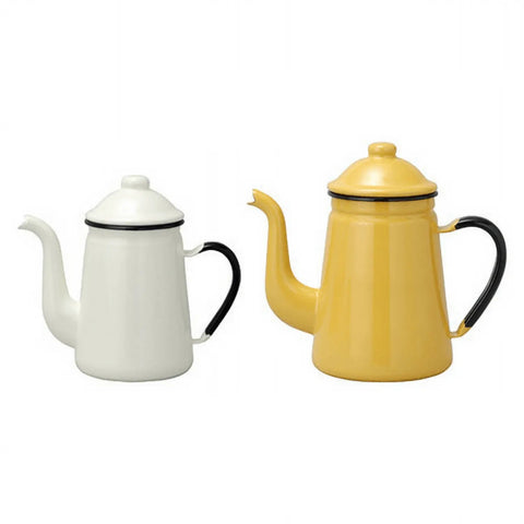 Noda Horo Enamel Coffee Pot #11 - Camel