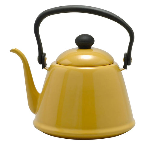 Noda Horo Japan Enamelware Induction Pour Over Kettle 2L Camel