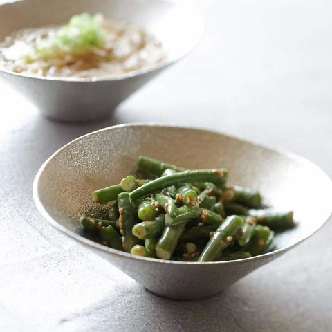 Nousaku Tinware Small Bowl Kuzushi Yugami Medium