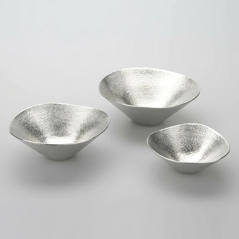 Nousaku Tinware Small Bowl Kuzushi Yugami Small