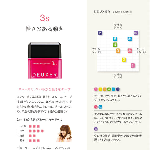 Deuxer - Medium Smooth Wax 3S 80G