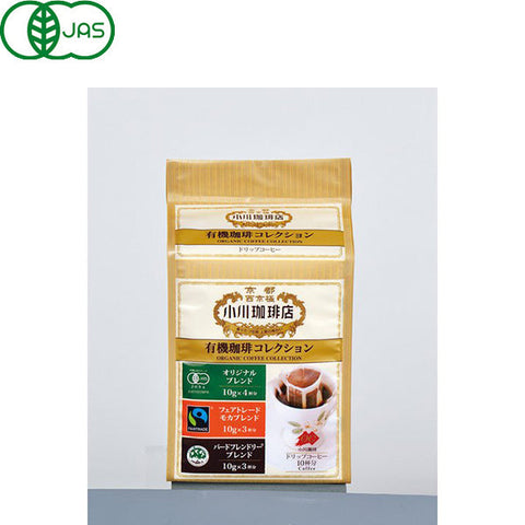 Ogawa Coffee Shop Organic Coffee Collection Drip Ground Coffee 10 Packs 1 Bag - Coffee Collection