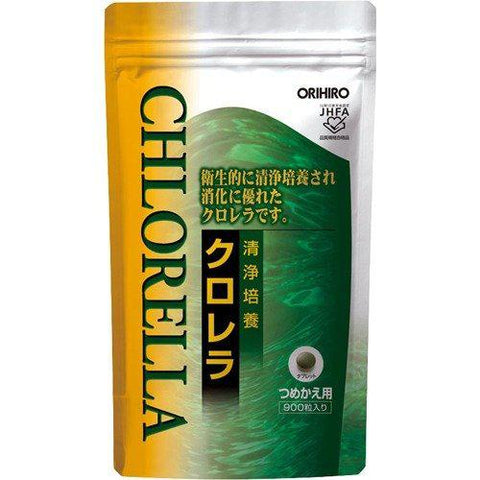 Orihiro Chlorella 900 Tablets - Japanese Vitamins, Minerals And Health Supplements