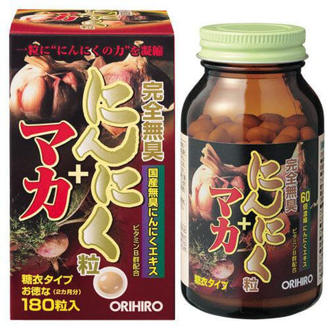 Orihiro Completely Odorless Garlic 180 Tablets - Japanese Vitamins, Minerals And Supplements