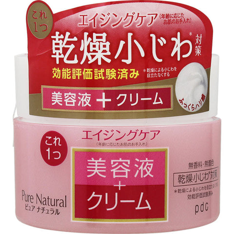 Pdc Pure Natural  Aging Care Cream With Collagen & Hyaluronic Acid 100g - Japanese Anti-Aging Care