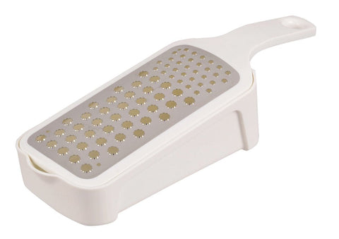 Pearl Metal Japan Kinzoku Attachment Tool Light Force Daikon Grater C-8390 W/ Container