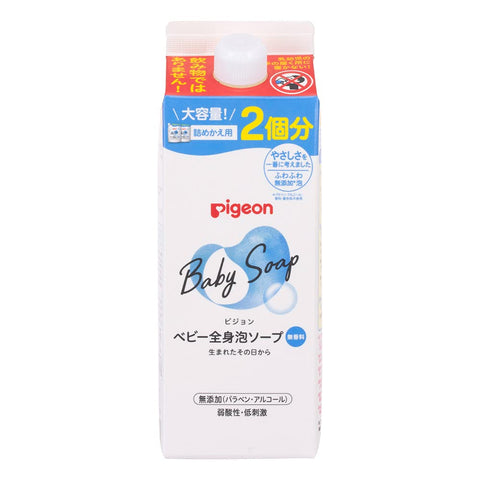 Pigeon Baby Whole Body Foam Soap 800ml [refill] - Gentle Foam Soap For Baby - Baby Care Products