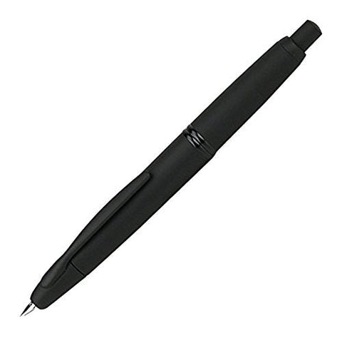 Pilot Japan Capless Fountain Pen Fc18Srbmf Matte Black (118 Characters)