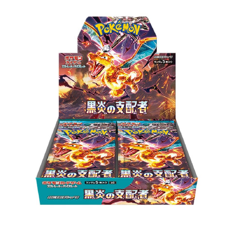 Pokémon Card Game Scarlet & Violet Expansion Pack Black Flame Ruler Box From Japan