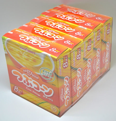 Pokka Sapporo Happy Soup 8 Servings Corn 5 Pieces - Japan Food