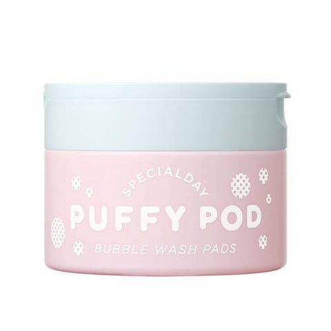 Puffy Pod Face Wash Pads Aha Moisturizing 20 Sheets - Foaming Face Wash Pads In Japan