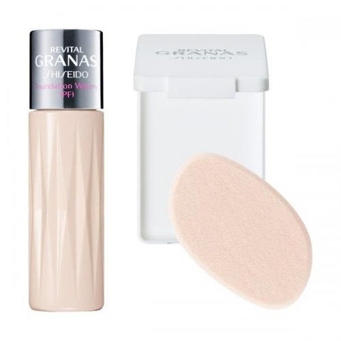 Shiseido Revital Granas Foundation Water (PF) OC10 SPF19/ PA ++ - Foundation From Japan