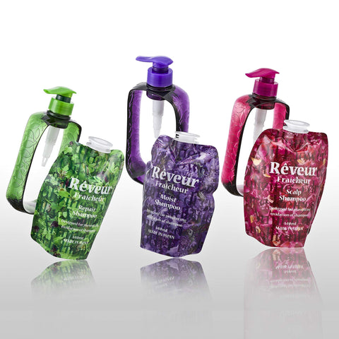 Reveur Freshur Repair Shampoo Dispenser Set 340Ml (X 1) From Japan