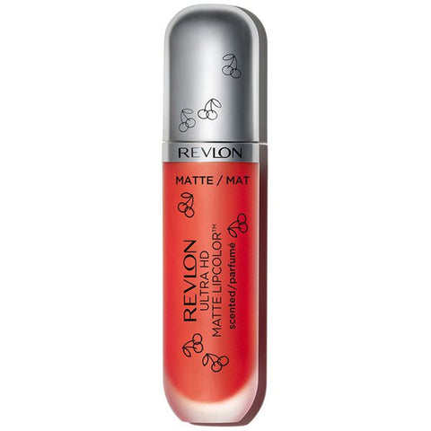 Revlon Ultra Hd Matte Lip Color 735 Cherry Licious 5.9ml - Cream Lipstick Brands - Lips Makeup