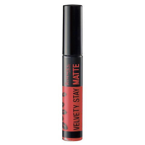 Rimmel Velveti Stay Mat 009 Nudy Coral 6ml - Japanese Moisturizing Liquid Lipstick